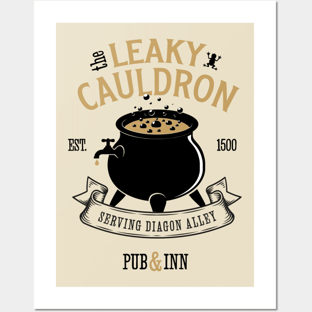 Leaky Cauldron Wall Art by creativeballoon